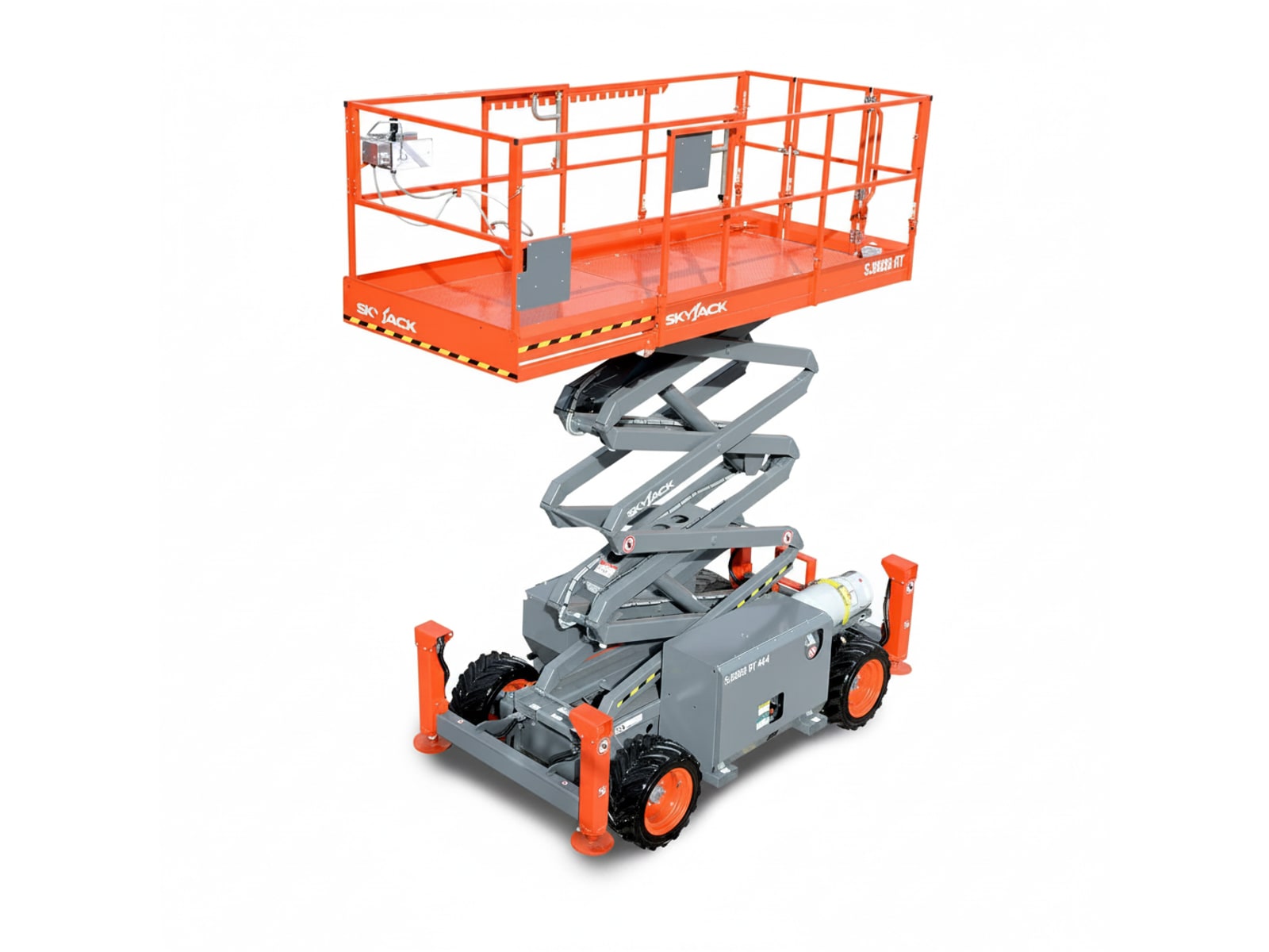 32' 68" Rough Terrain Scissor Lift Outrigger
