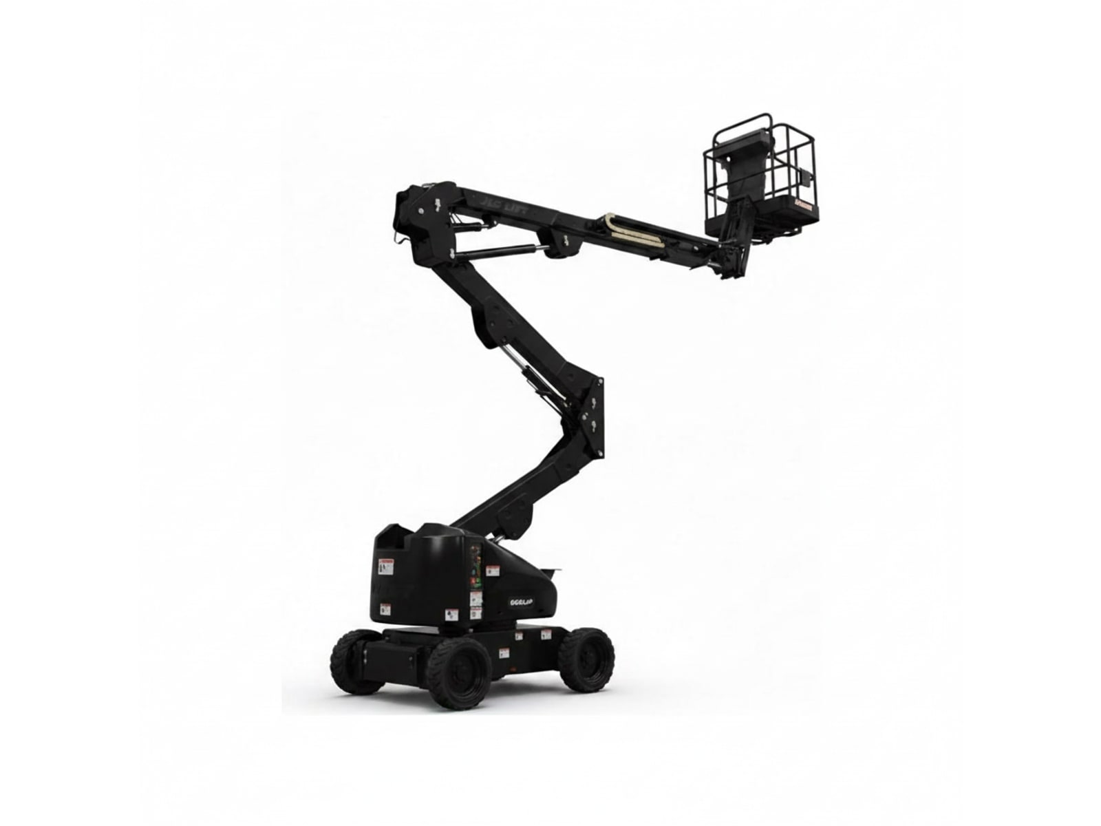 40' Articulating Boom Lift Electric, Black/Studio