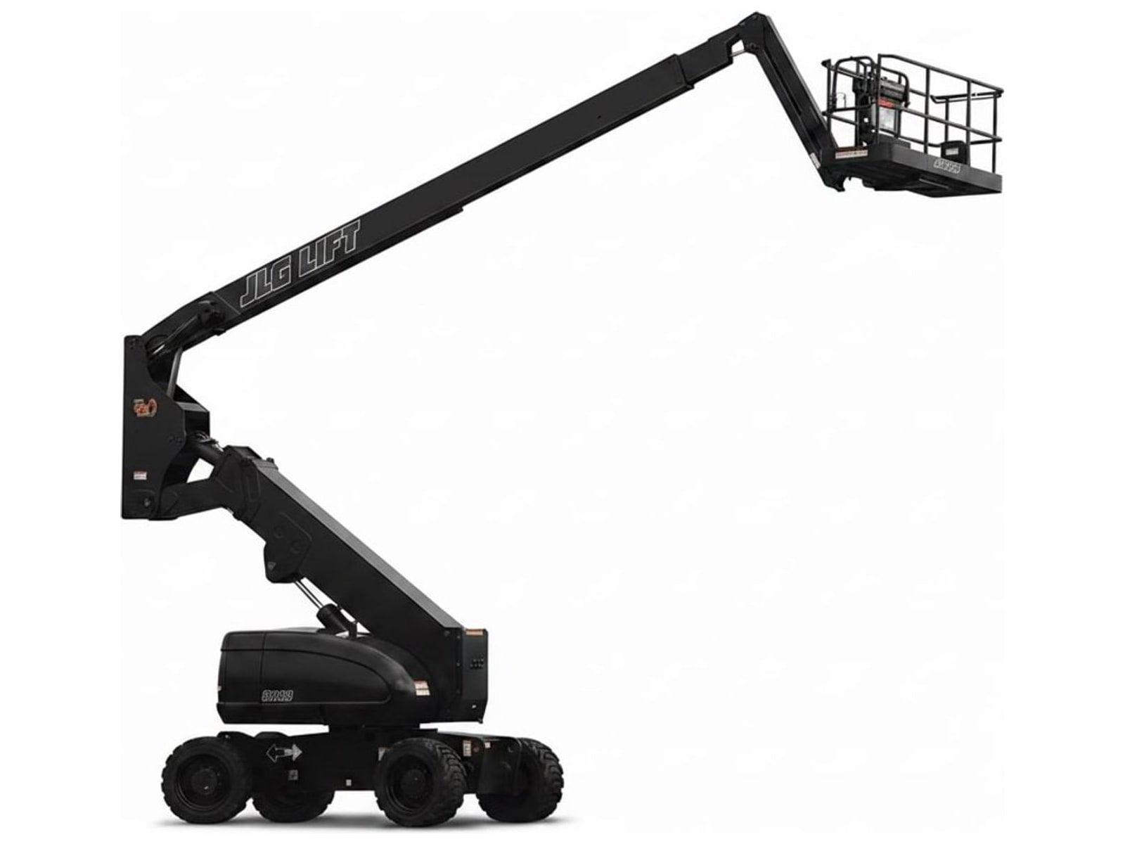 80' Articulating Boom Lift, Black/Studio