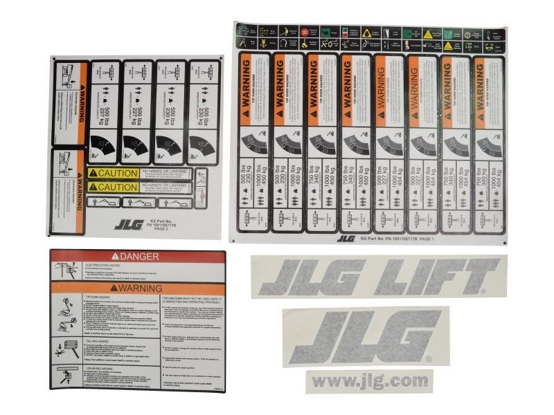 KIT,PLATF.DECALS 400S-460SJ