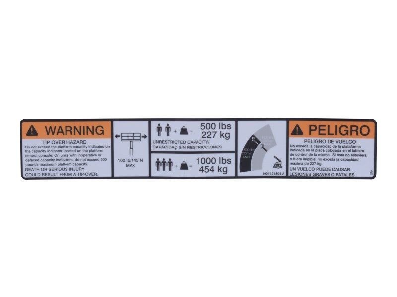 DECAL,WARNING DUAL CAP.