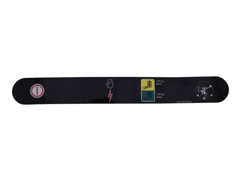 DECAL,STOP & AUX POWER (CE)