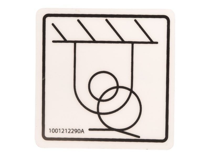DECAL, TIE DOWN