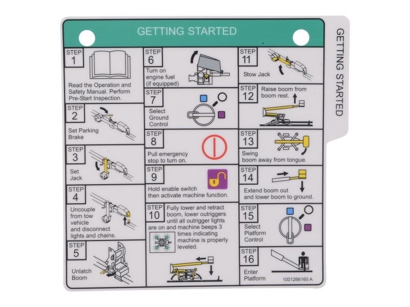 DECAL,GETTING STARTED REF. TAG