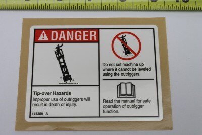 DANGER/INSTR-OUTRGR OP-GS3232