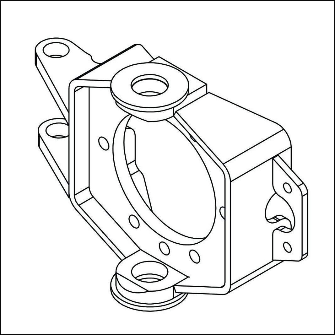 YOKE ASSY,TANK SIDE,GS90