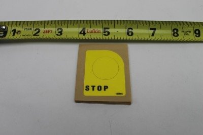 DECAL,E-STOP, GR/GRC/GS PCON