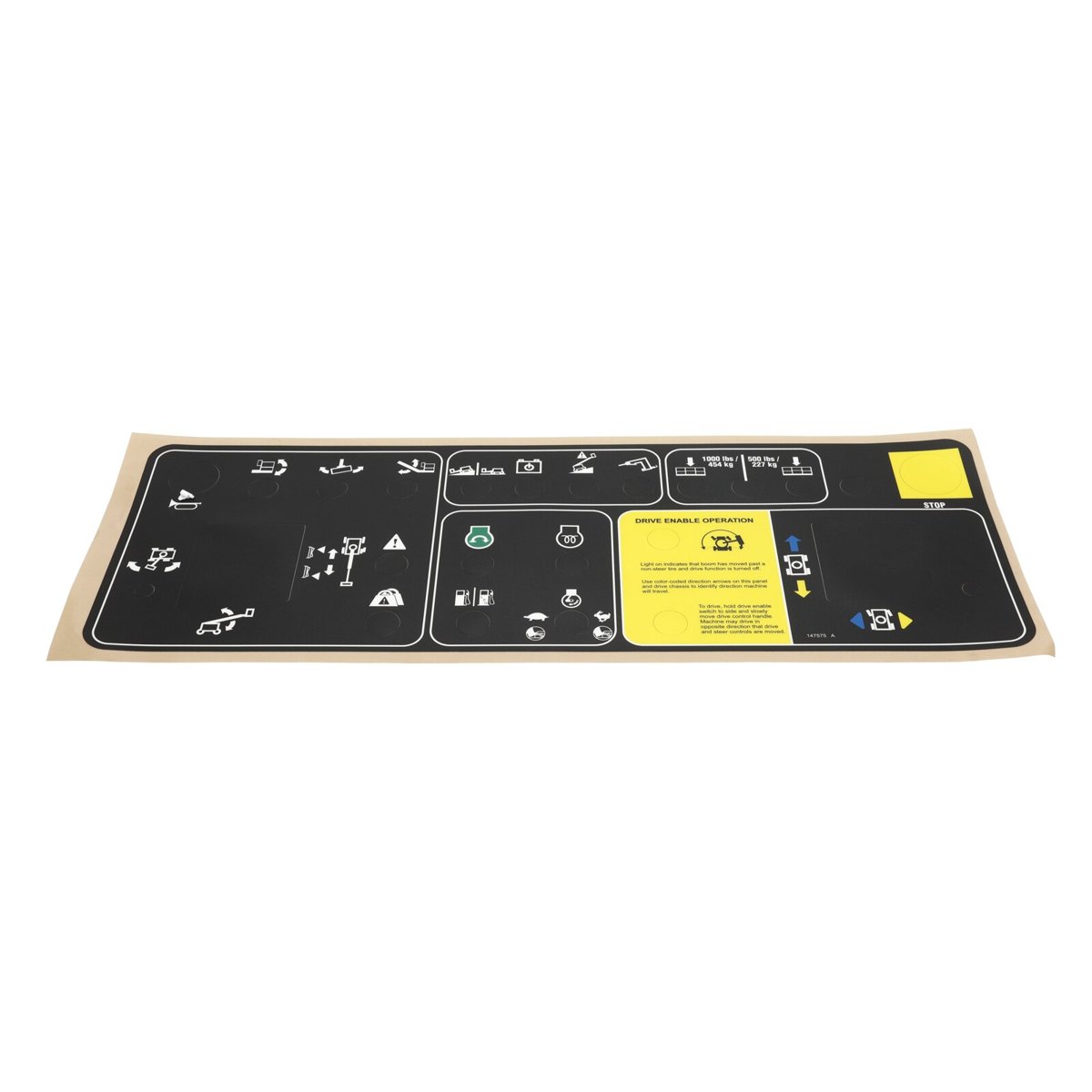 DECAL, PLAT CNTL PNL 60X 80X