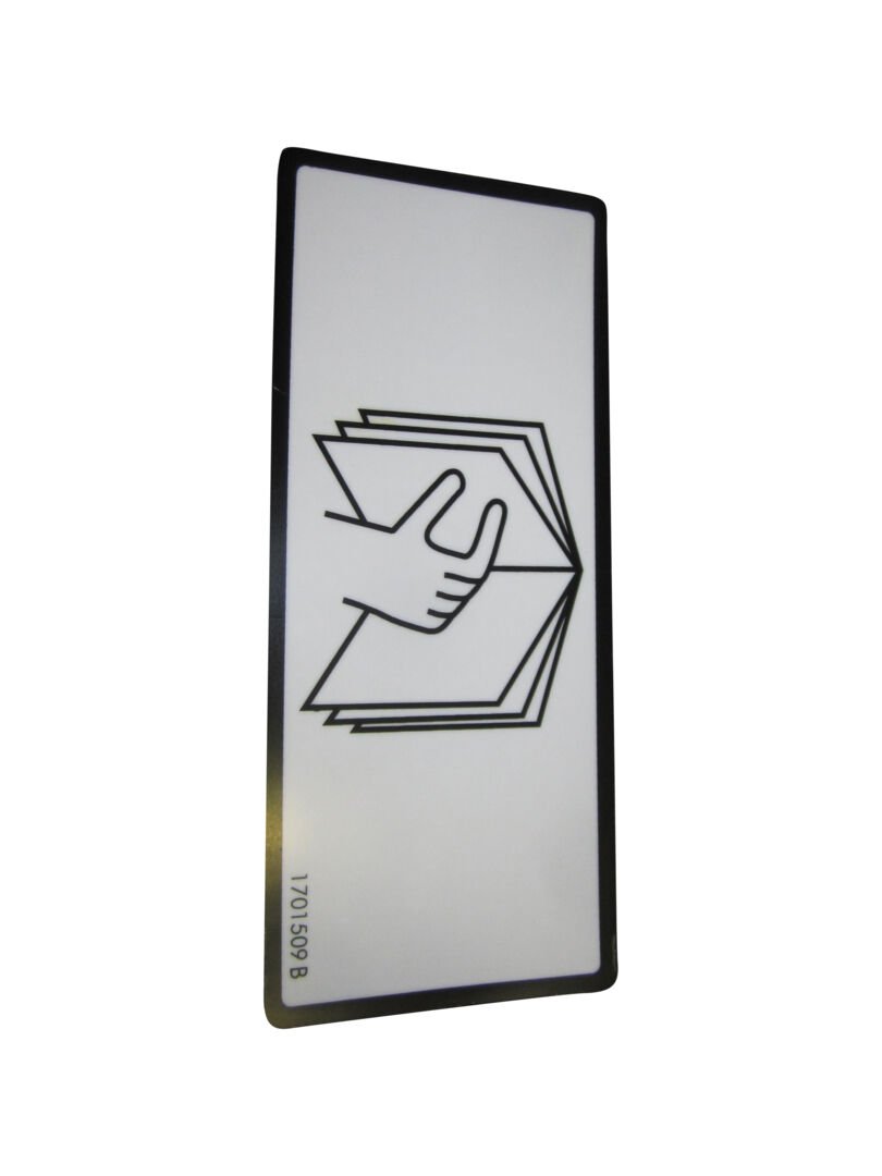 JLG® Manual Storage Decal