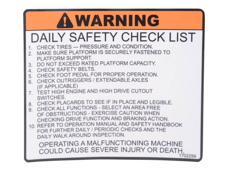 DECAL, (WARN)