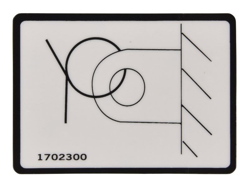 Tie Down Decal