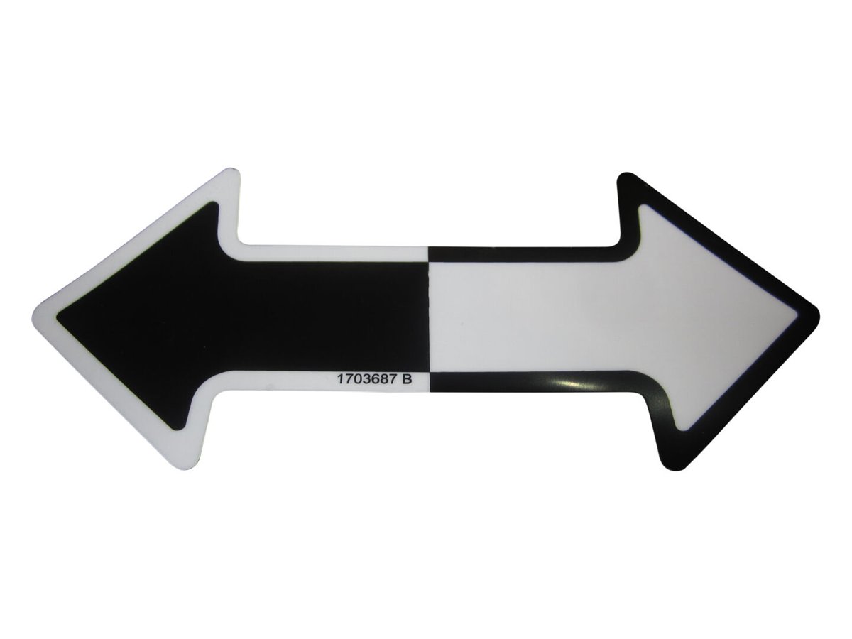 DECAL, DIRECTION ARROW