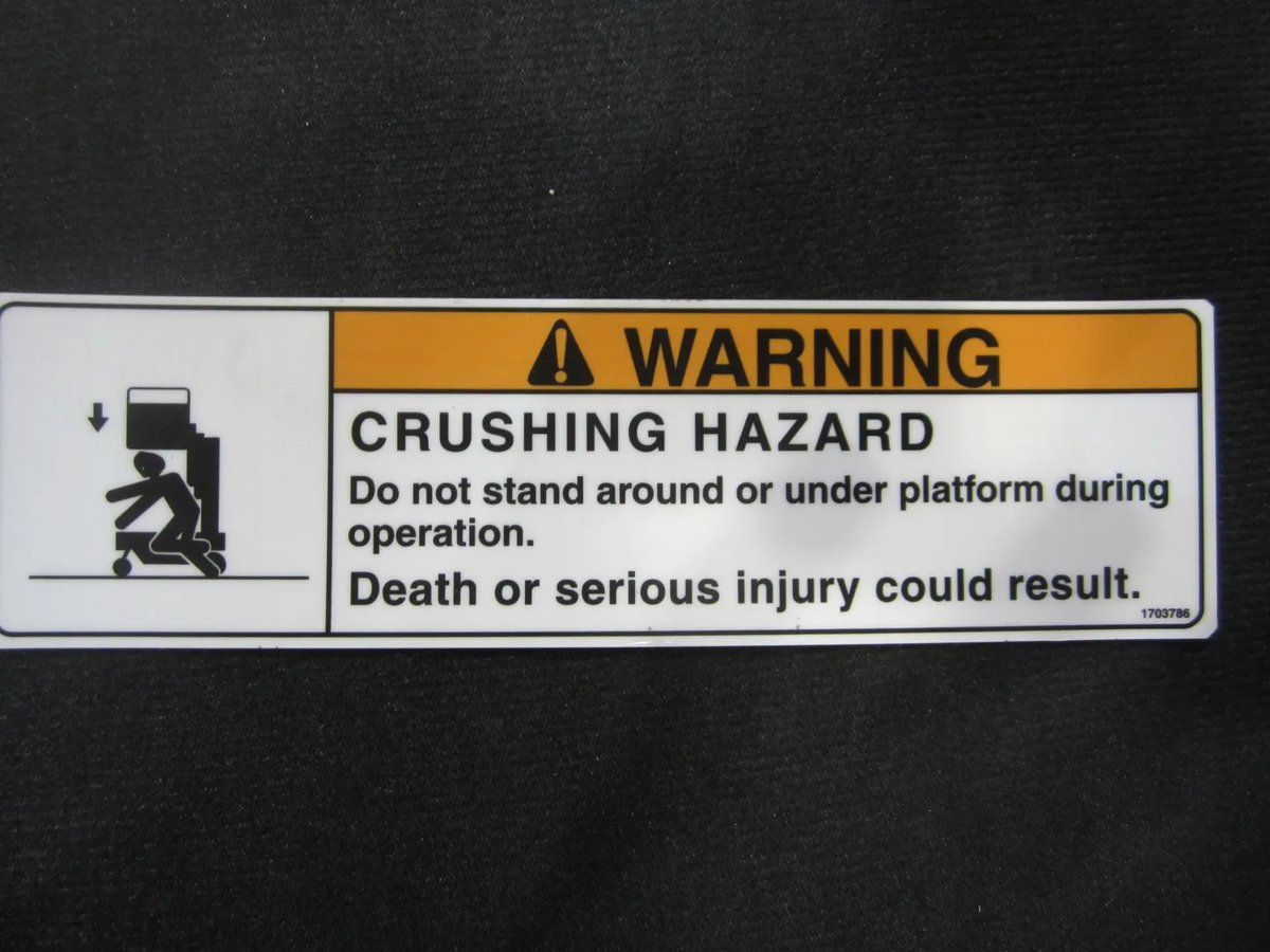 DECAL,WARNING-CRUSHING
