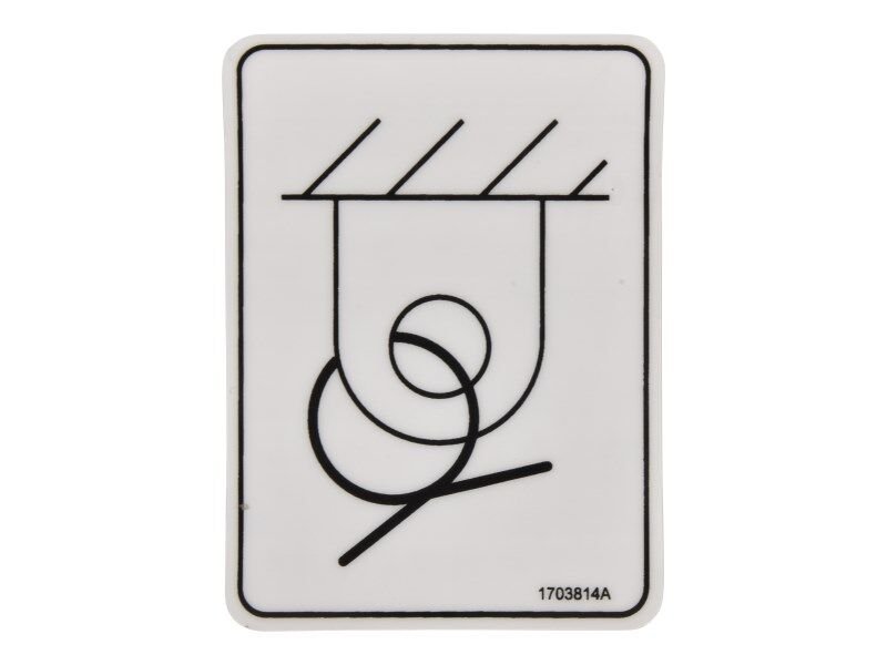JLG® Machine Tie Down Decal