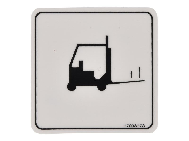 Fork Lift, Lift Location Decal