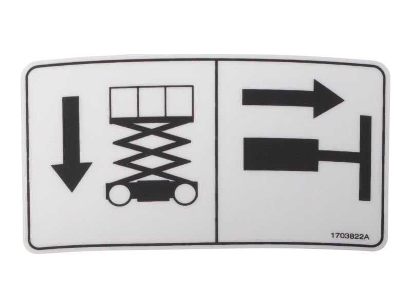 DECAL,MANUAL DESCENT INSTR