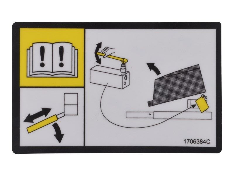 DECAL, MANUAL DESCENT INSIDE