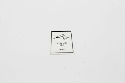 DECAL, POWER TO PLATFORM 115V**