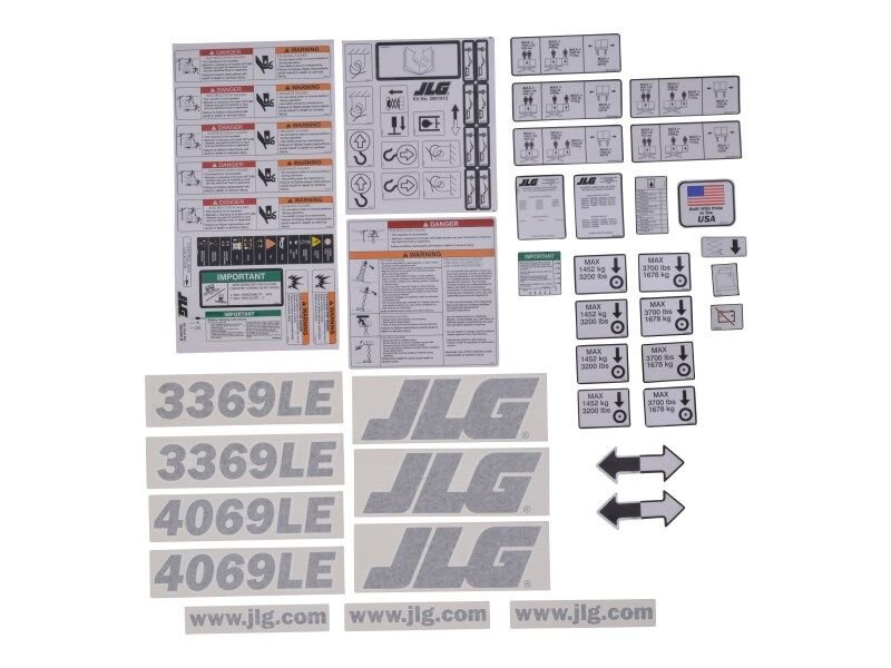 DECALS (ENG)(DOM)3369LE,4069LE
