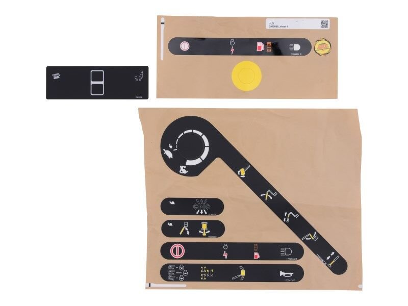KIT,PLATFORM CONSOLE DECAL