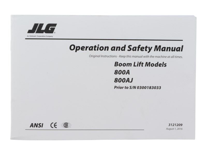 800A GBL OPER PRIOR SN 183033