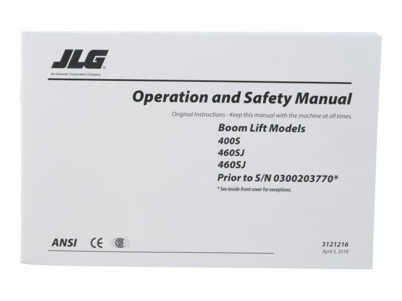 MANUAL, 400S GLOBAL OPERATORS