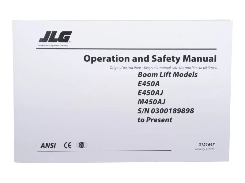 E/M450 GBL OPER S/N189898-PRES