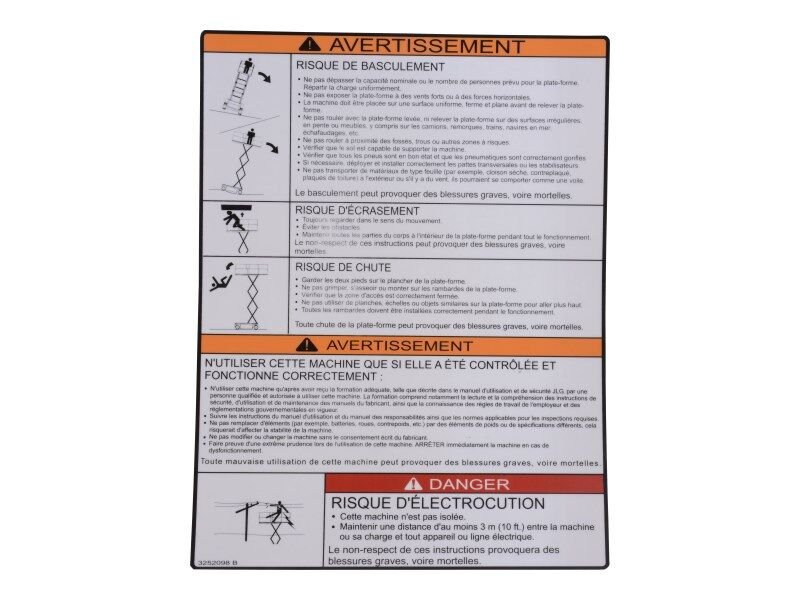 NAMEPLATE, DANGER/WARNING (CSA