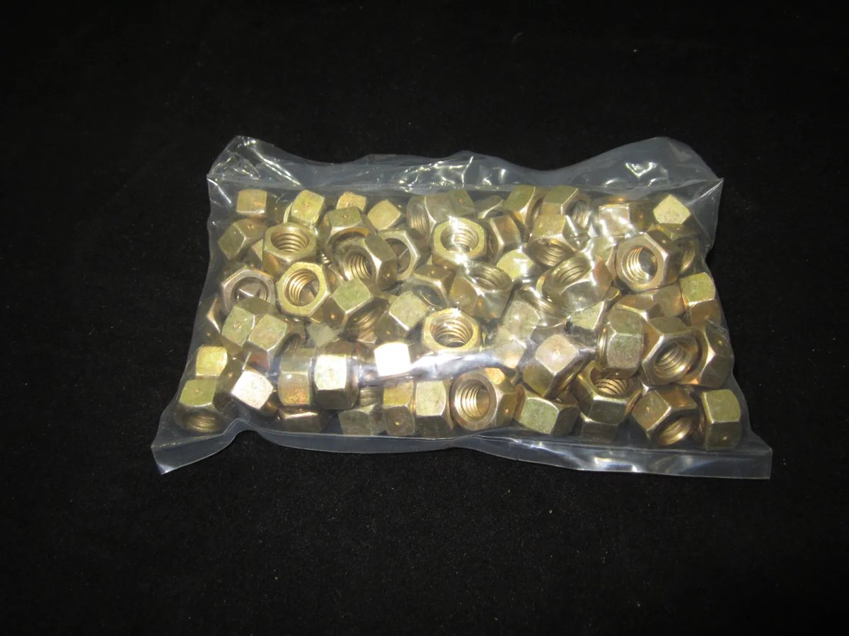 NUT HEX,.375-16 LOCK,QTY=100