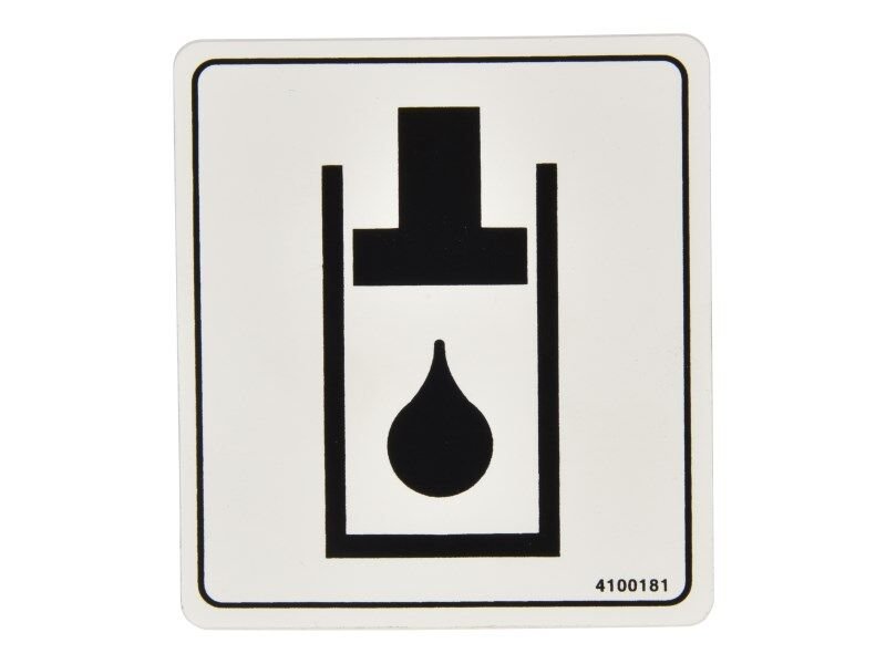 DECAL HYDRAULIC OIL