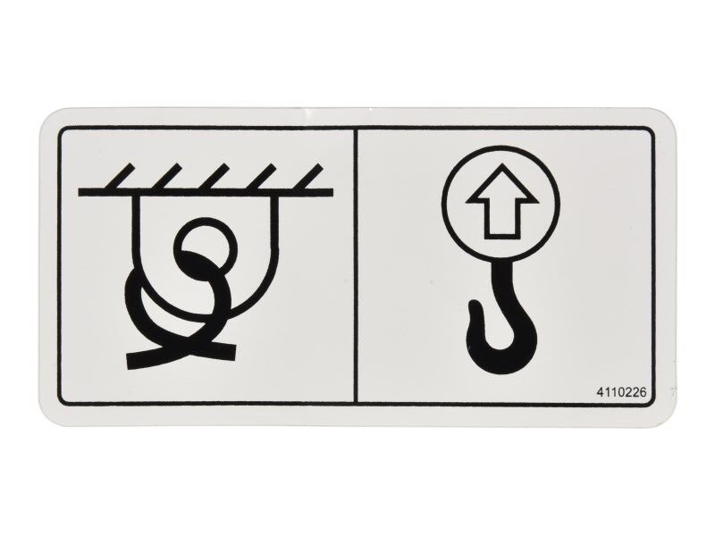 DECAL LIFT POINT/TIE DOWN