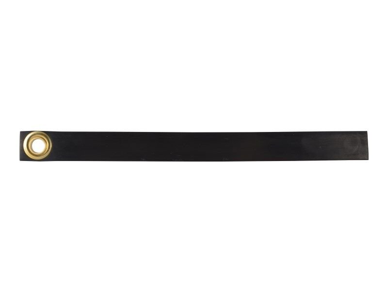 13" Black Rubber Anti-Static Strap for Scissor Lifts