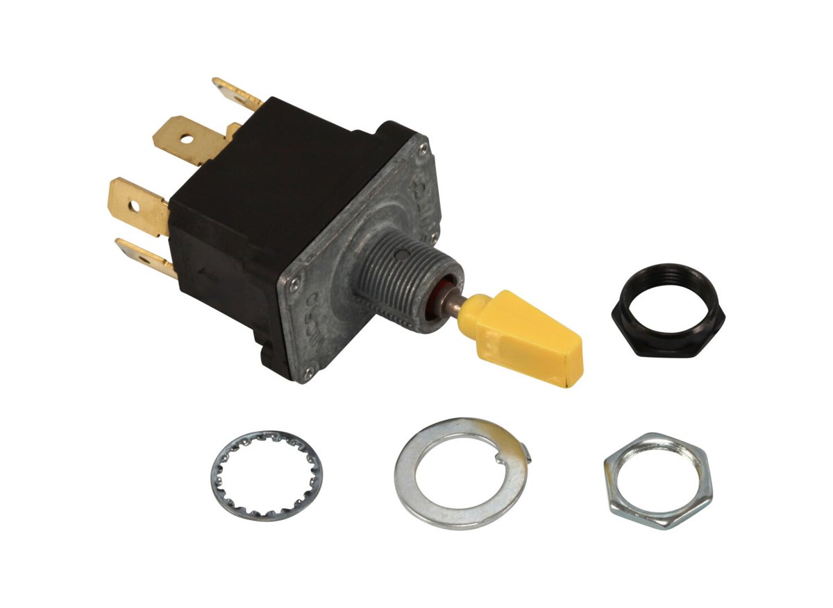 Momentary Contact, Center Off D.P.D.T Toggle Switch