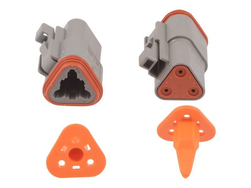 CONNECTOR, FEMALE 3 POS
