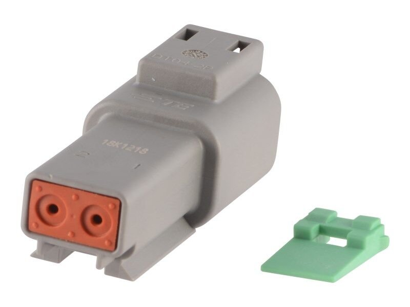 CONNECTOR,2 POS. RECEP. (DT)