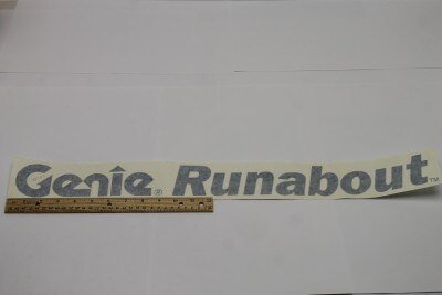 DECAL,COSMETIC,GENIE RUNABOUT