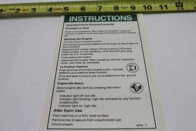 DECAL,NOTICE,OP INST,GROUND