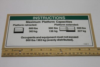 DECAL,NOTICE,MAX CAP GS4069