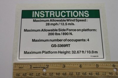DECAL,NOTICE,SIDE FRC,3369 ANS