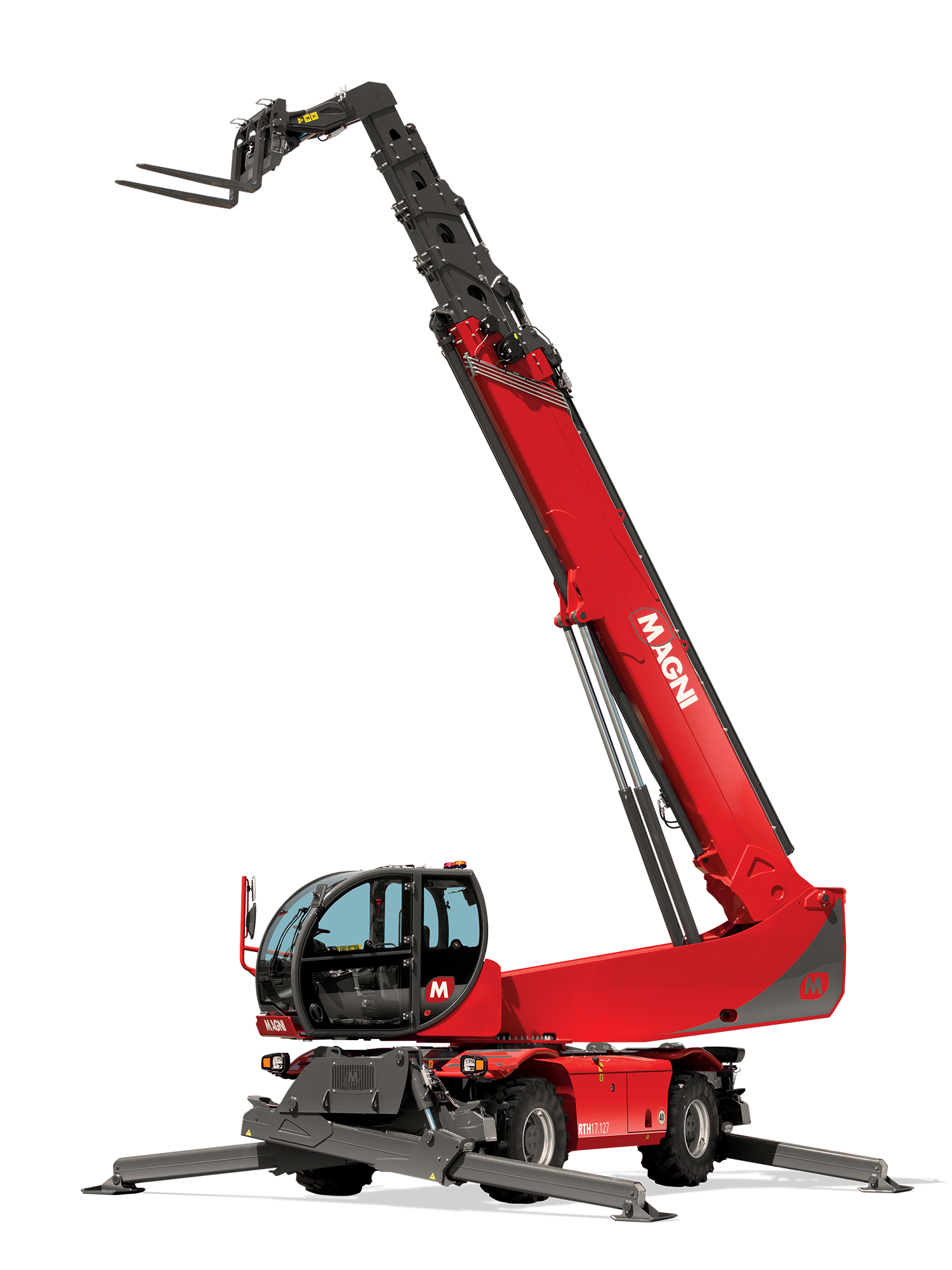 17,000 LBS, 127' Rotary Reach Forklift